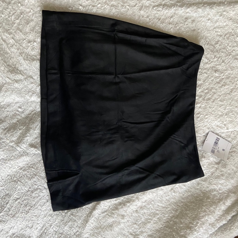 Black Suede Skirt